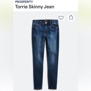 Prosperity Indigo Blue Skinny Jeans - Size 12 (31)